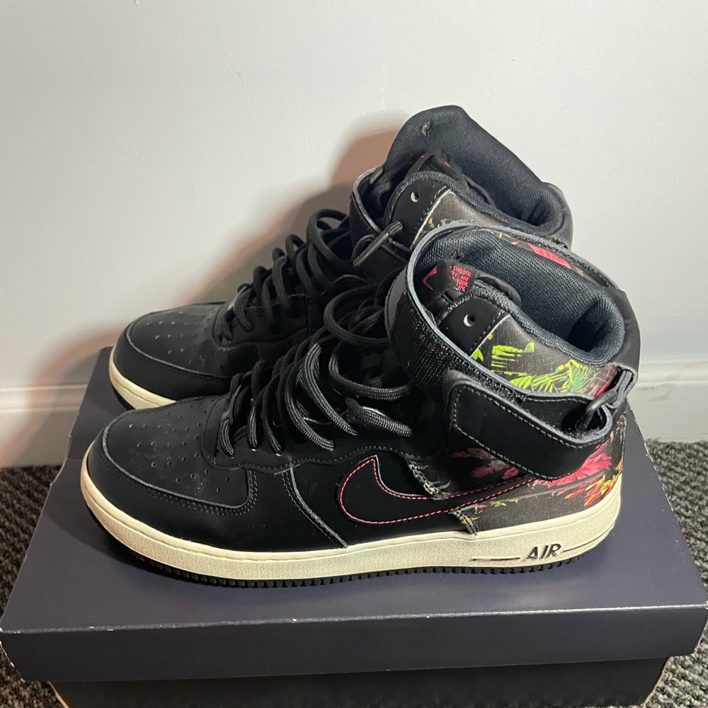 Air Force 1 high top floral